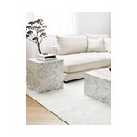Harmaa-valkoinen sohvapöytä (lesley)
