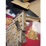 Рождественские украшения на батарейках, светодиодные, деревянные, 2 шт. (Kaemingk)