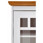 Brown and white cabinet (melissa)