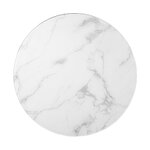 Sudraba marmora imitācijas kafijas galdiņš (antigva) ar skaistuma trūkumiem.