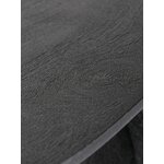 Black Solid Wood Coffee Table Monterrey (Bizzotto)