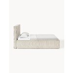 Light Beige Upholstered Bed (Dream) 140x200