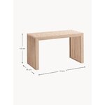 Light brown solid wood Pink Rib (Cinas)