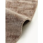 Light Beige Round Viscose Rug (Jane)D=300