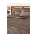 Tumši brūna kokvilnas spilvendrāna (Comfort) 40x80