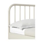 Light Beige Metal Bed (Sanna) 160x200