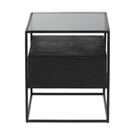 Juodas naktinis stalas (Theodor)