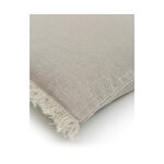 Khaki linen pillowcase (luana) 30x50cm whole, hall sample