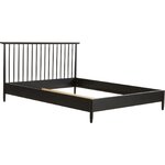 Black solid wood bed (Windsor), intact, in a box