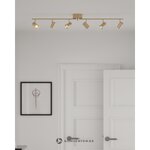 Правильный потолочный светильник золотистого цвета (от Rydens)