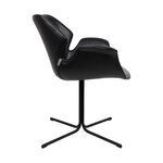 Черный дизайнерский стул никки (зуивер)