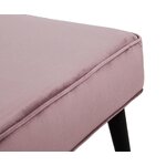 Light purple velvet bench (beverly) intact