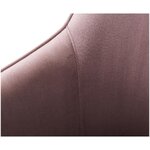 Vaalean violetti design samettituoli (aukko) ehjä