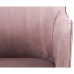 Бархатное кресло светло-фиолетового дизайна (открывающееся) не повреждено