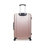 Vaaleanpunainen matkalaukku (budapest)