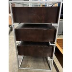 Brown design dresser (lyle) with beauty flaws