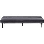 Dark gray sofa bed hayley (fabāle)