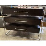 Brown design dresser (lyle) with beauty flaws