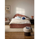Red Upholstered Bed (Gary)160x200