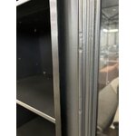 Black display cabinet organize (bepurehome) with beauty defect