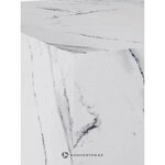 White Marble Imitation Coffee Table (Lesley)