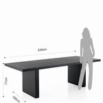 Design dining table tadao (tomasucci) with beauty flaw