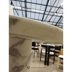 Marble imitation dining table disc (pols potten) d=70 with a cosmetic defect