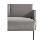 Grey Velvet Sofa (Fluente)
