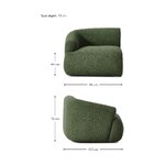 Green Sofa Corner Module (Sofia)