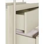 Light beige shelf with cabinet (rio)