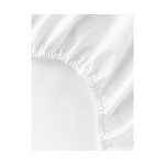 White Cotton Fitted Sheet (Elsie) 160x200