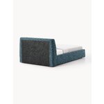 Blue Upholstered Bed 120x200