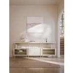 Light beige shelf with cabinet (rio)