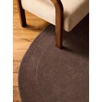 Dark Brown Special Shaped Wool Rug (Kadey) 150x230