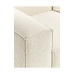 Lengva didelė modulinė sofa su pufu (Lennon) 327 cm