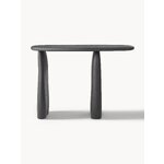 Black Solid Wood Console Table (Pamuk)