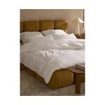 Белый хлопковый пододеяльник (Элси) 155x220
