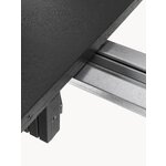 Black Extendable Dining Table (Calary) 92x180-230