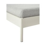 Light Beige Metal Bed (Sanna) 160x200