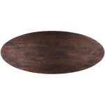 Oval mango wood dining table (luca)