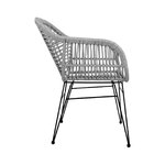 Gray design garden chair (costa)
