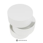 White design bedside table (actona)