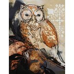 Rankdarbių paveikslas „Pelėda“ 2 vnt. (Malerifabrikken) 30x40