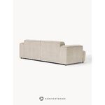 Beige samettinen modulaarinen sohva (melva) 238cm kosmeettisella virheellä