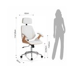 Balta dizaino biuro kėdė visby (tomasucci) visa, dėžėje