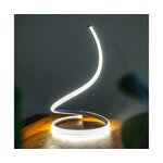 Дизайнерская светодиодная настольная лампа кривая (inoleds) целая, в коробке