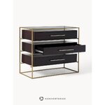 Brown Design Chest of Drawers (Lyle)