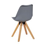 Gray-brown chair retro (skyport)
