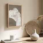 Tammepuidust Raamiga Seinamaal Raw 50x70 (Malerifabrikken)