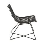Black garden chair (costa)